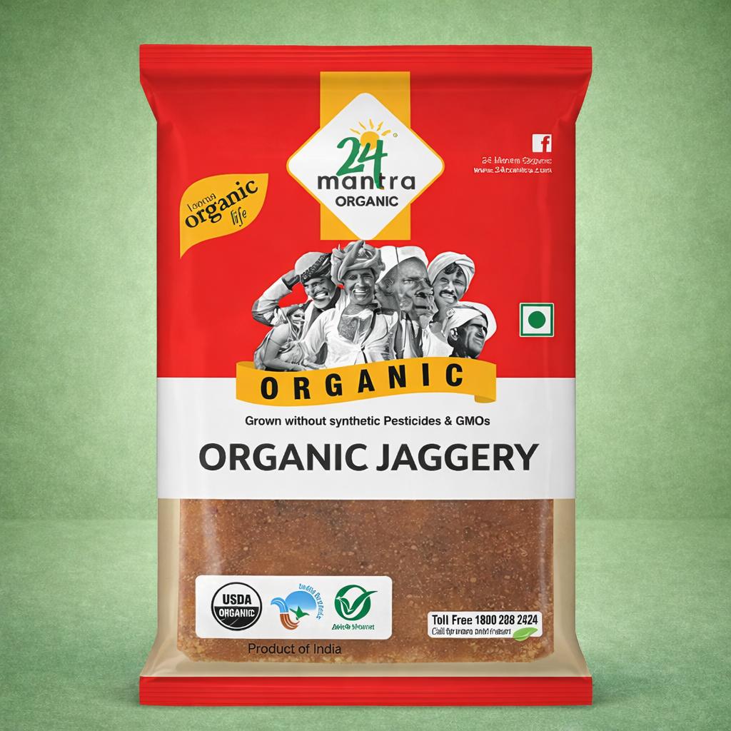 Organic Jaggery Whole-500g
