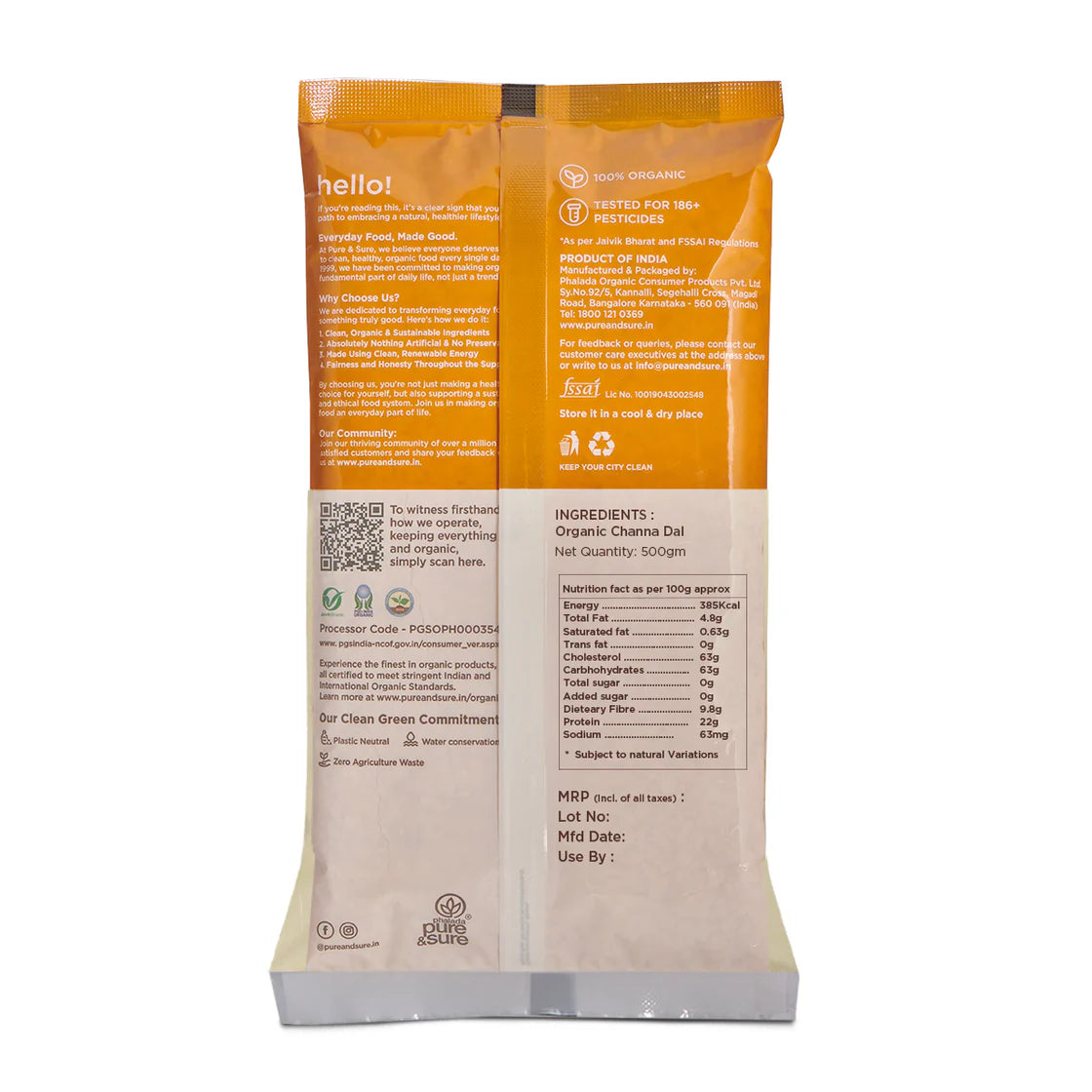 Organic Besan Flour- 500g