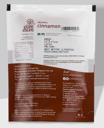 Organic Cinnamon Bark-50g