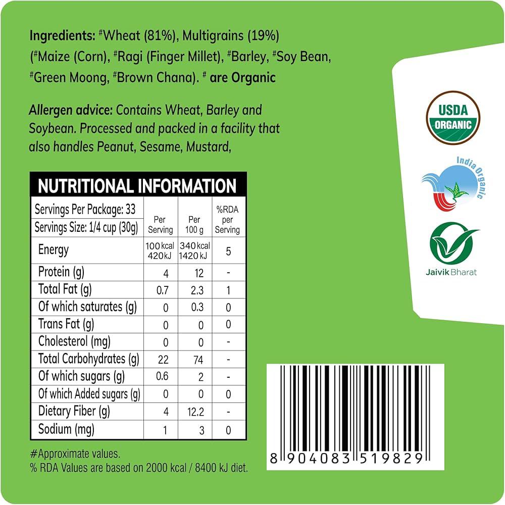 Organic 7 Grain Atta-1kg