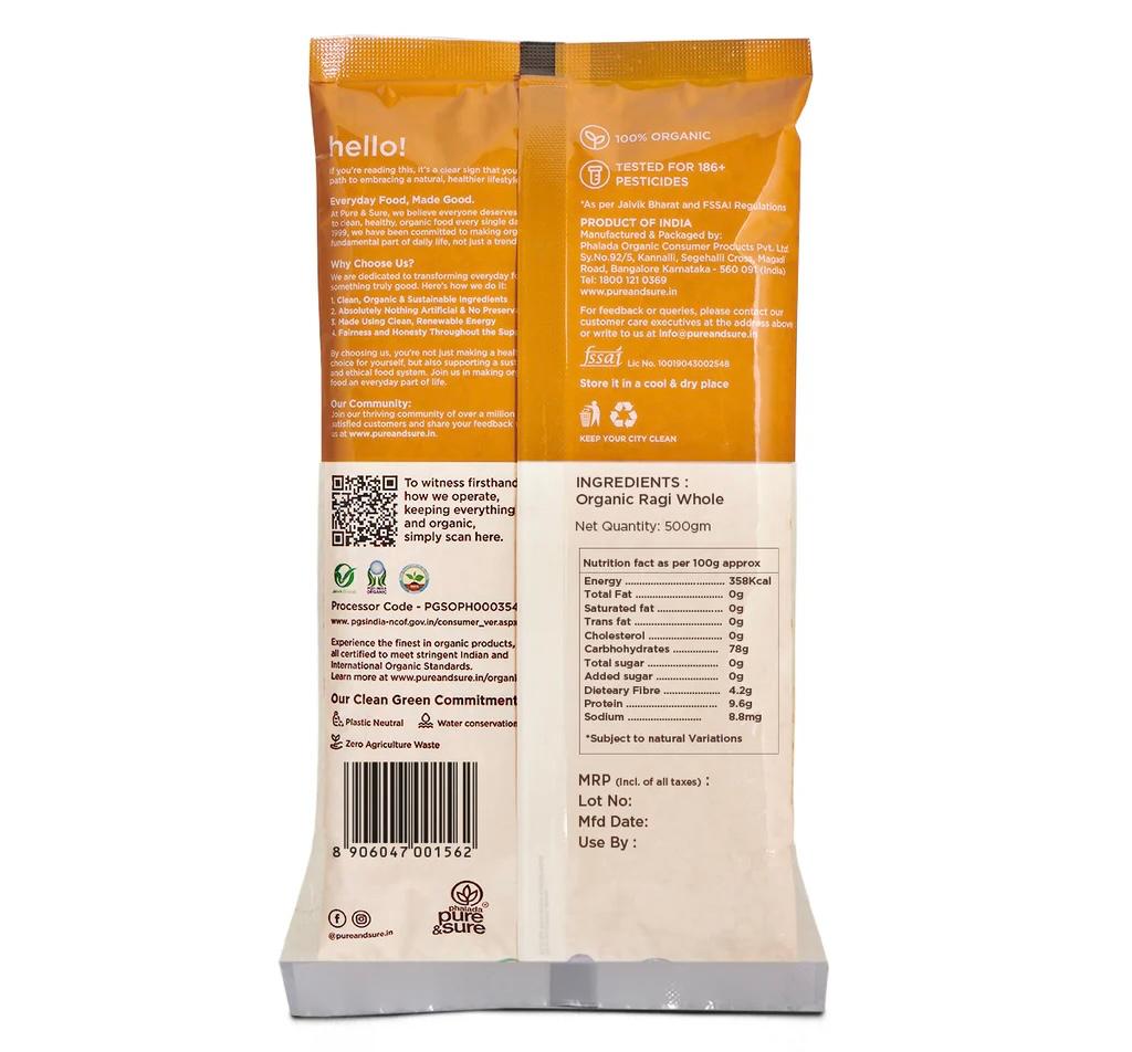 Organic Ragi Flour-500g