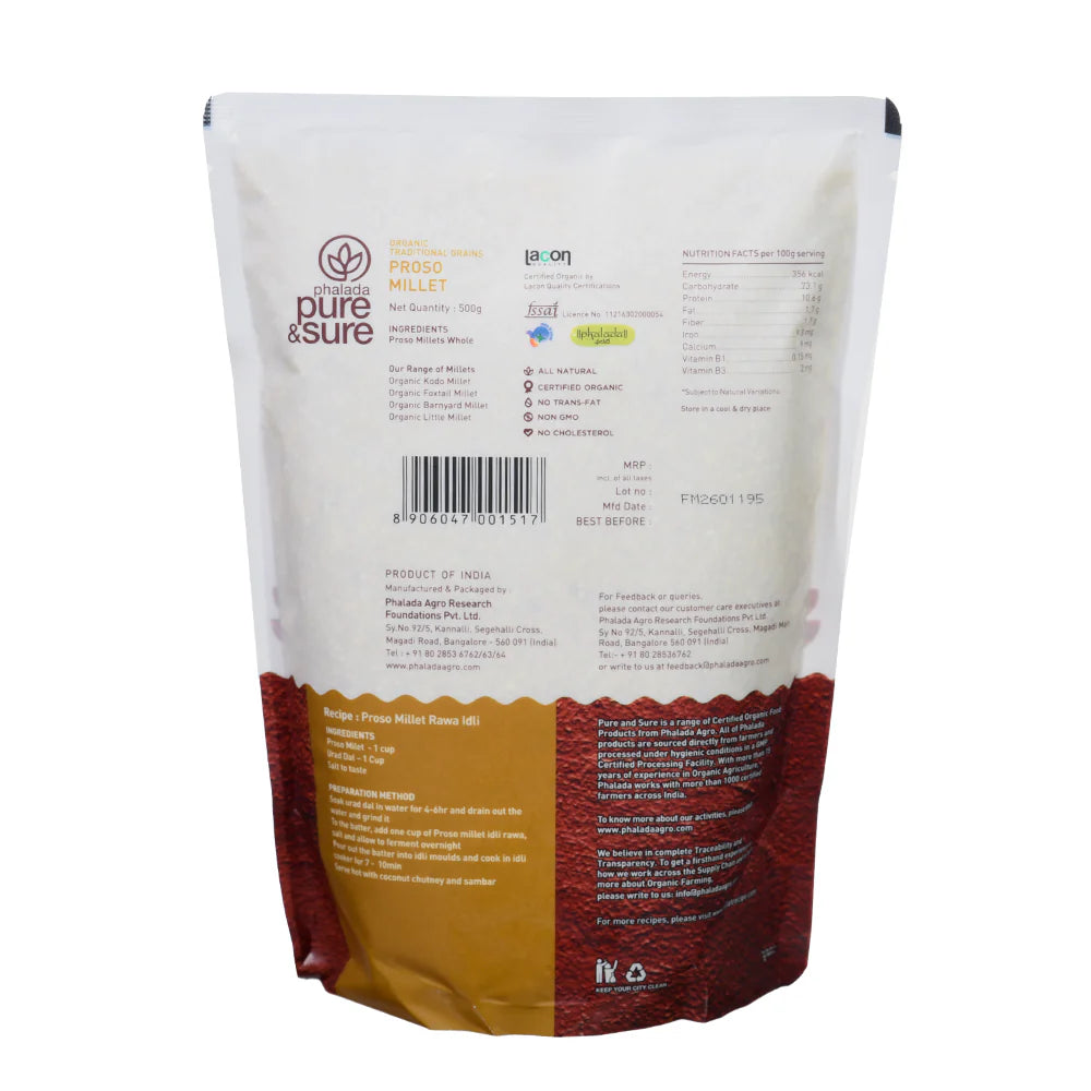Organic Proso Millet- 500g