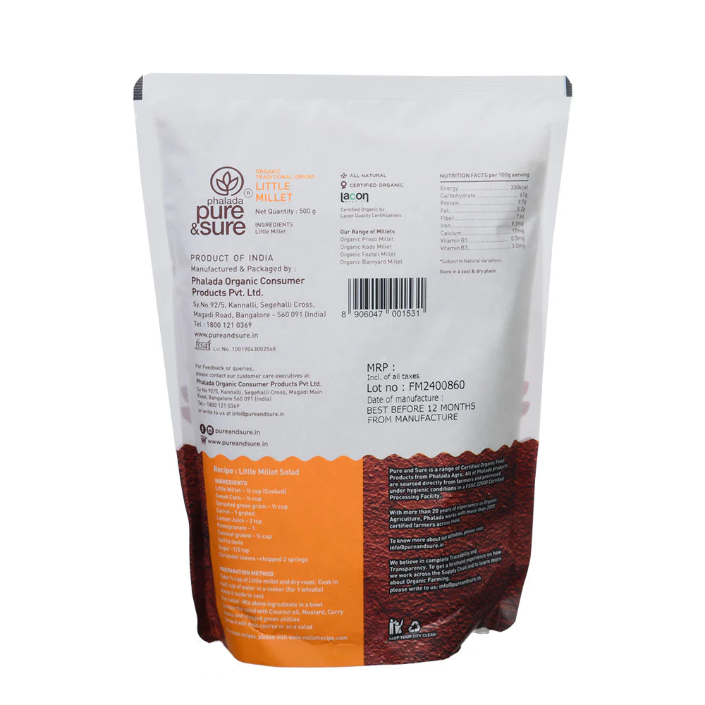 Organic Little Millet- 500g