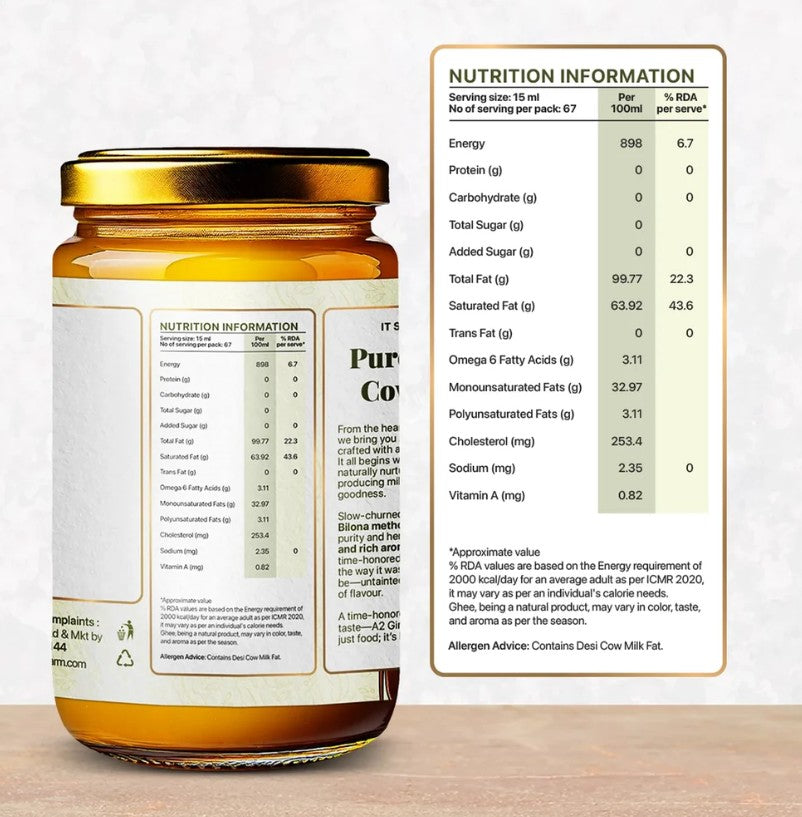 A2 BILONA GHEE -500g