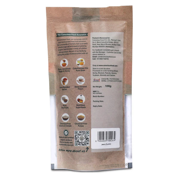 Organic Cumin Whole -100g
