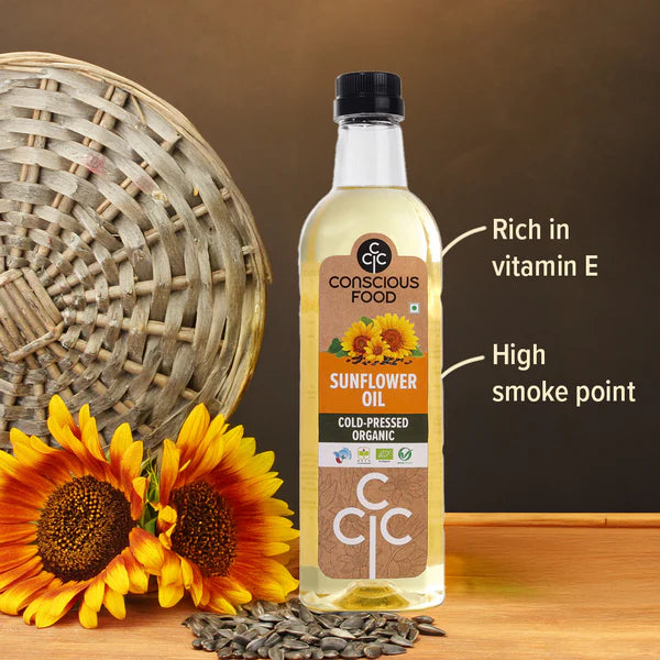 Organic Sunflower Oil -1ltr