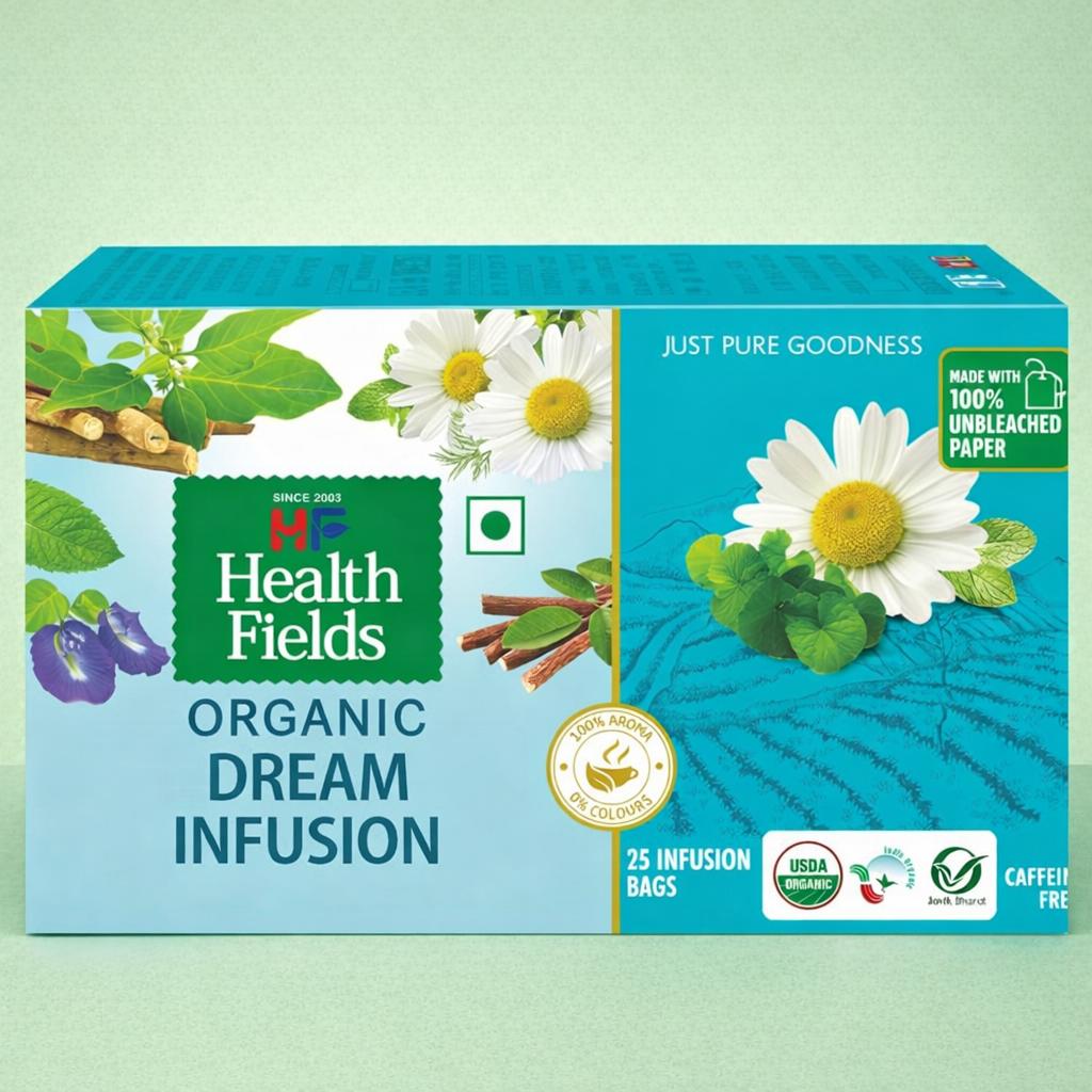 Organic Dream Infusion Tea-Caffeine Free-25 Tea Bags
