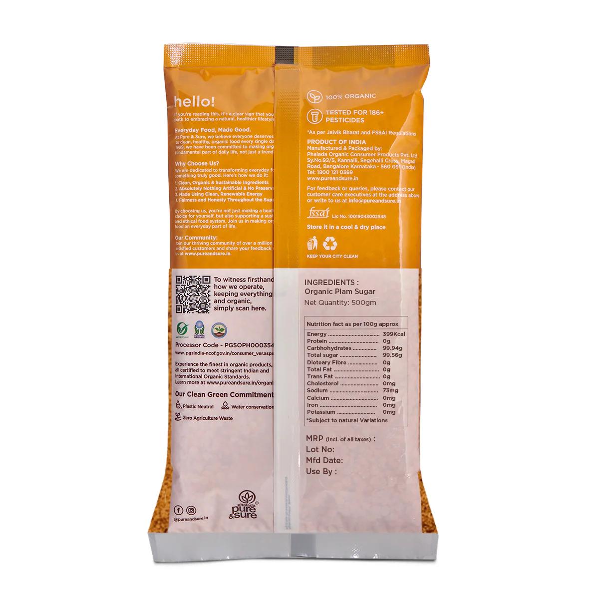Organic Palm Sugar-500g