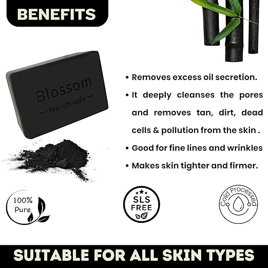 Charcoal Handmade Soap100g