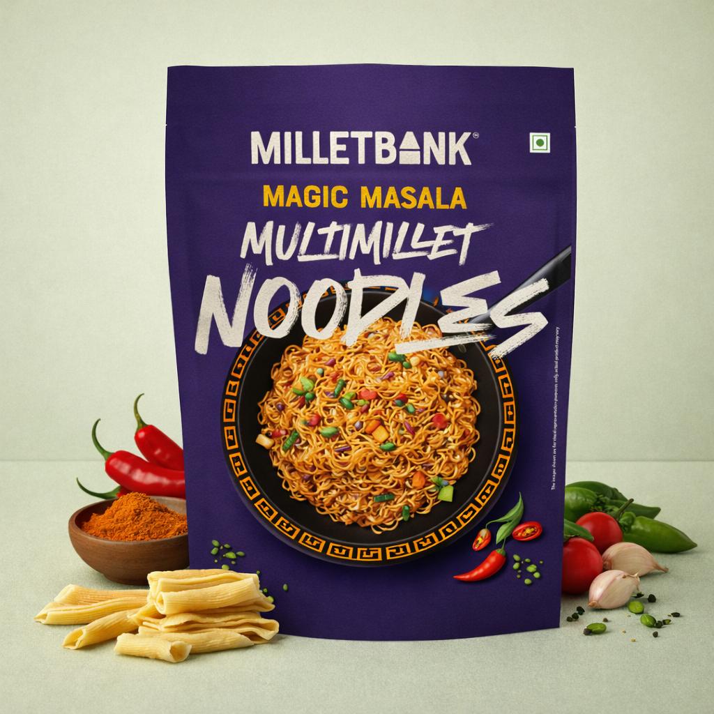 Multi Millet Magic Masala Hakka Noodles-180g