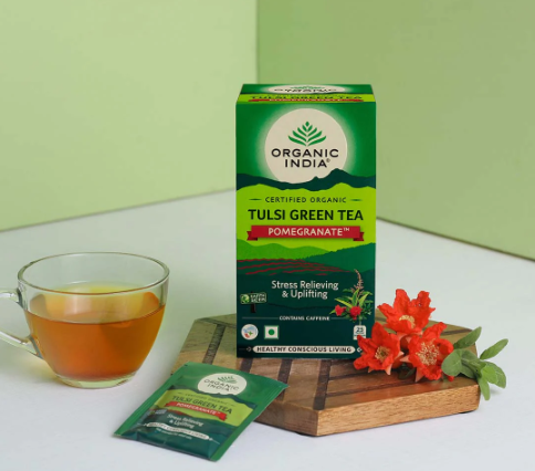 Tulsi Green Tea Pomegranate Flavour-25 Tb