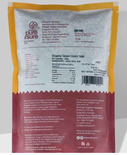 Organic Moong Chilka-500g