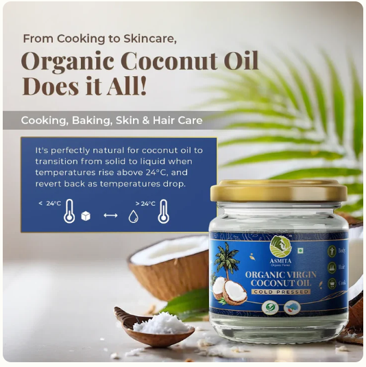Virgin Cold pressed coconut oil-250ml