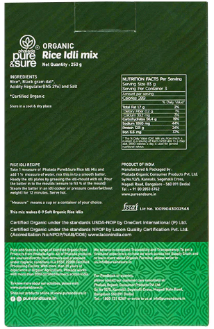 Organic Rice Idly MIX-250g