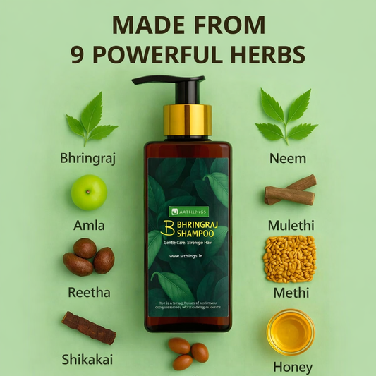 Bhringraj Organic Shampoo for Healthy Hair- 200g