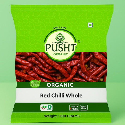 Organic chilli whole -100g