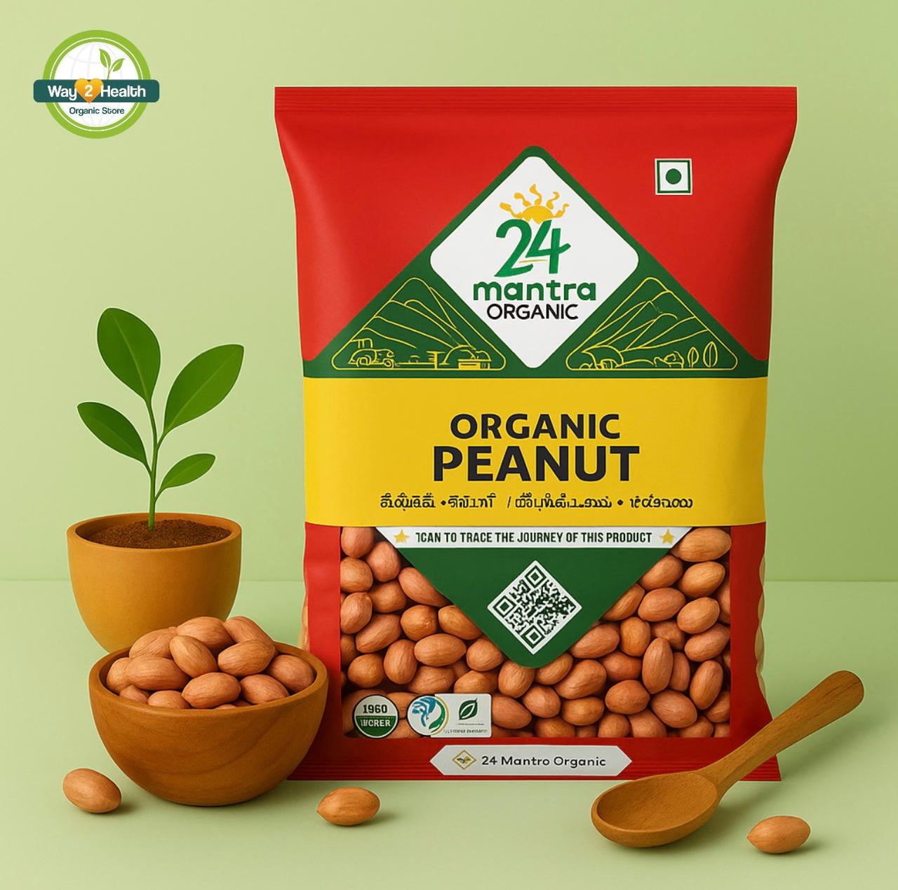 Organic Peanuts-500g