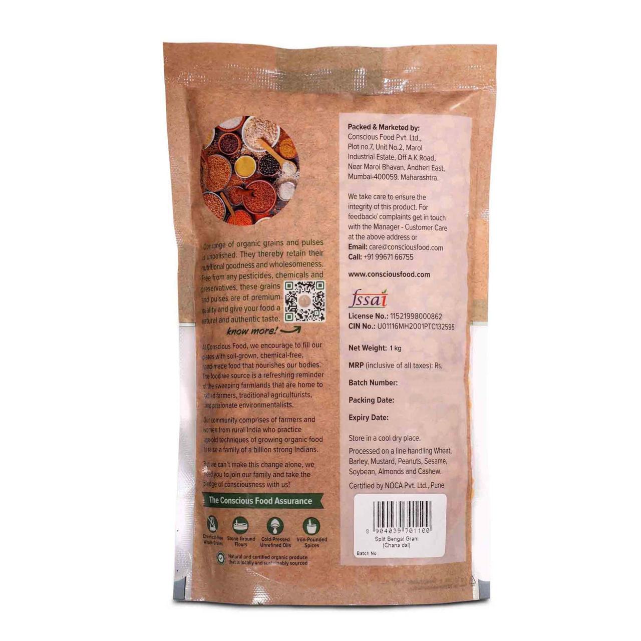 Organic Chana Dal-500g