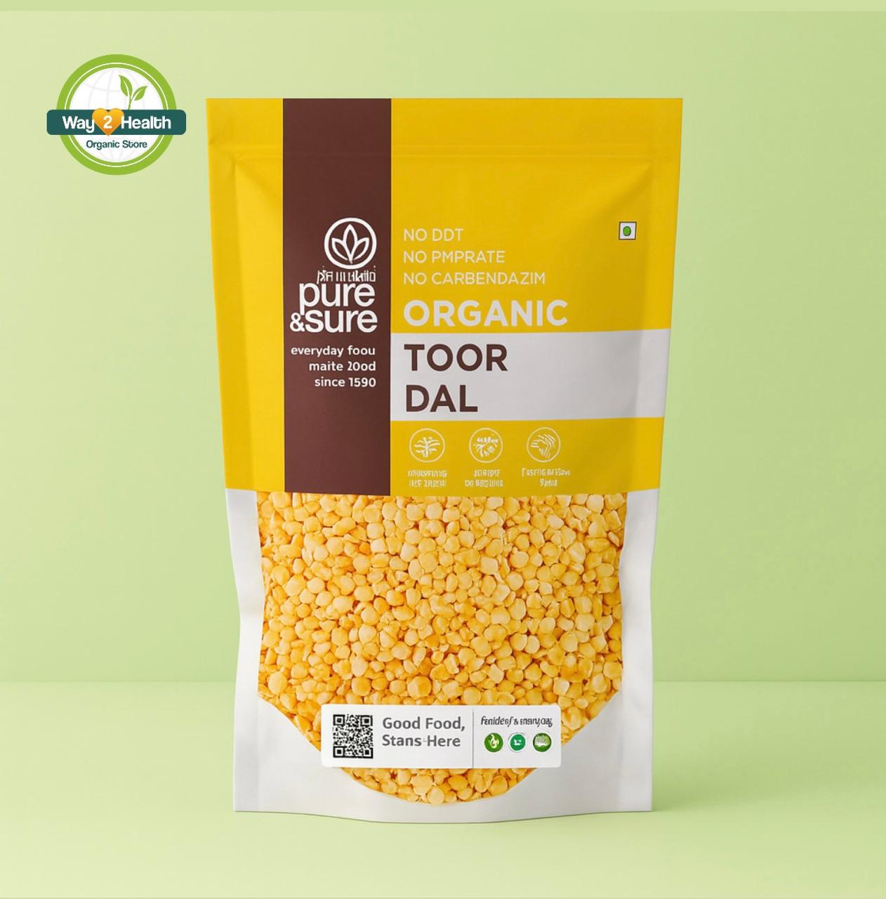 Organic Tur Dal-500g