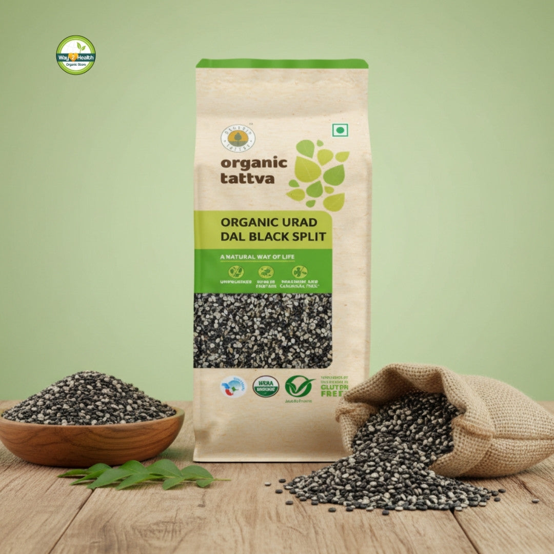Organic Urad Dal Split -Black -500 g