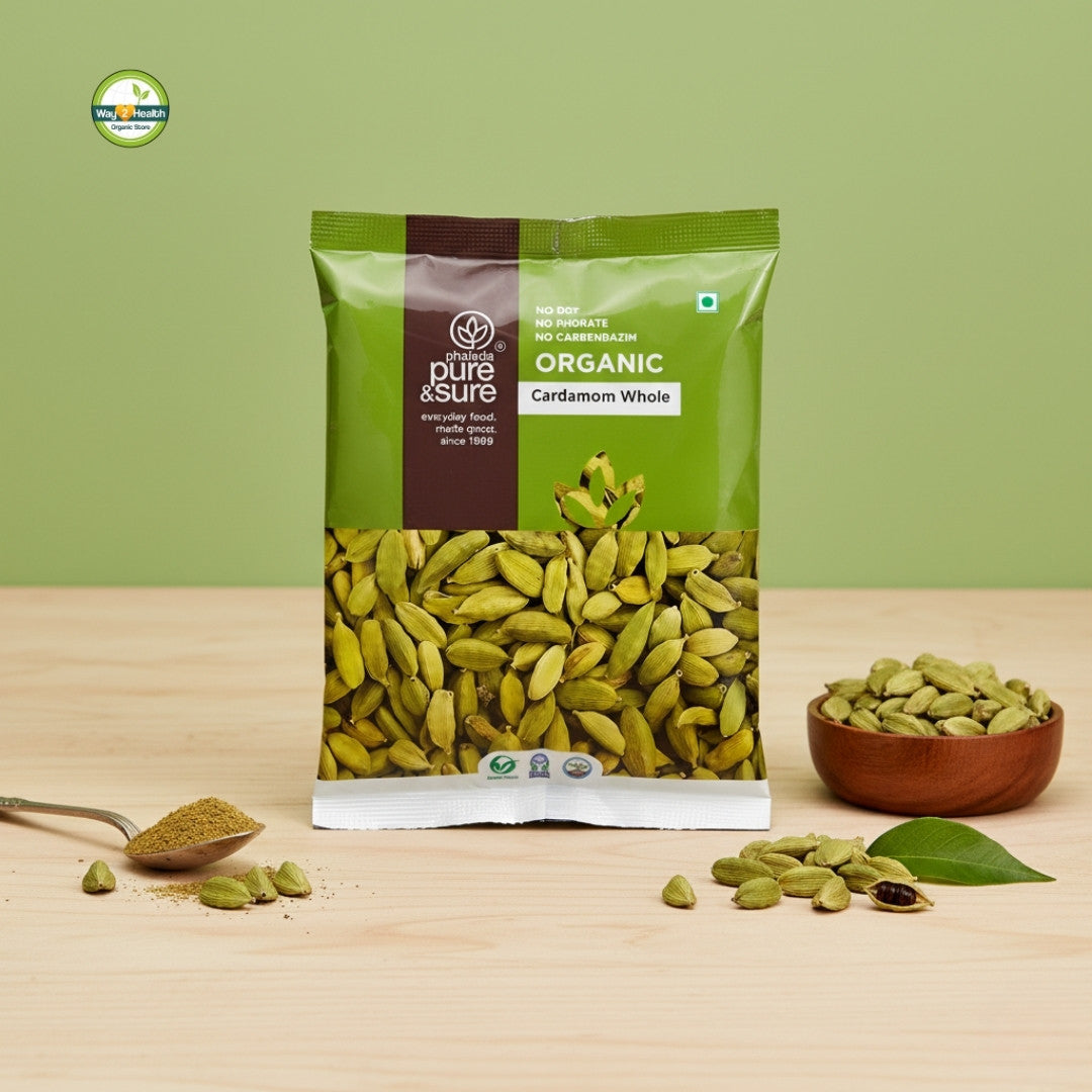 Organic Cardamom Whole -50g