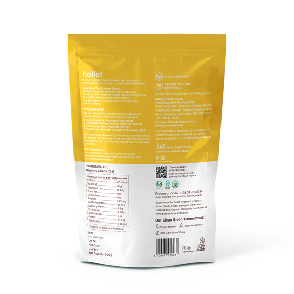 Organic Brown Chana-500g