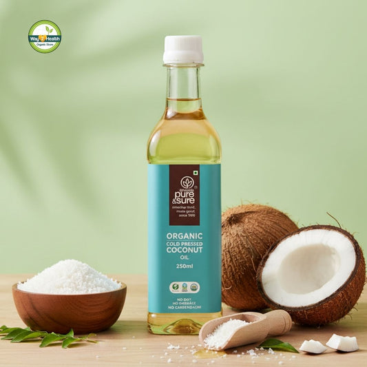 Organic Cold Pressed Coconut Oil-250ml