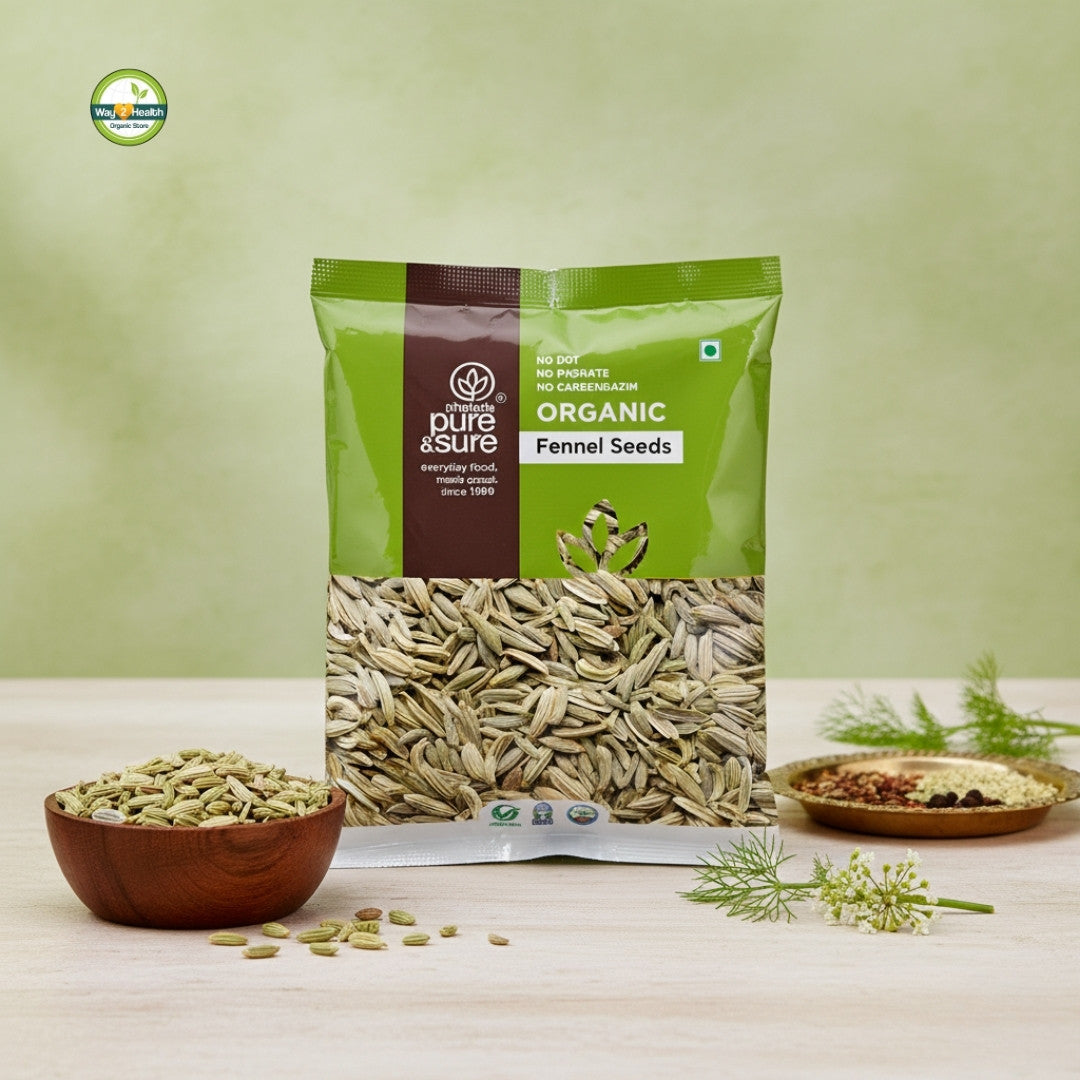 Organic Fennel Seeds-100g