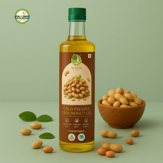 Organic Cold Pressed Groundnut Oil -1ltr