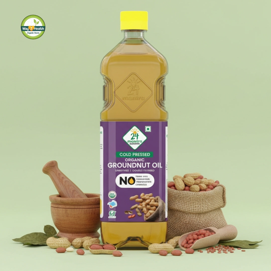 Organic Groundnut Oil -1 ltr