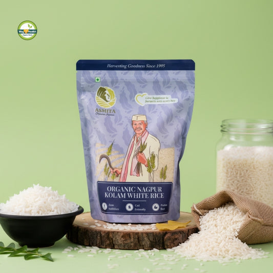 Organic Kolam White Rice-1 kg
