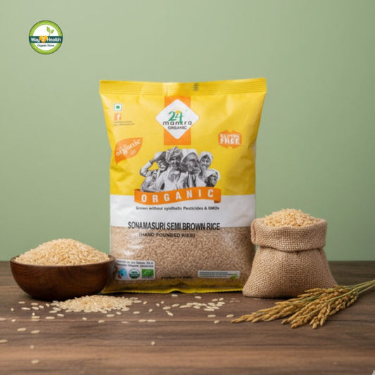 Sonamasoori Semi Brown Rice -1kg