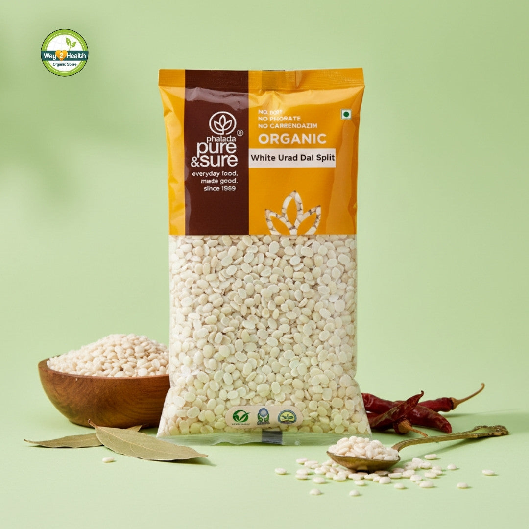 Organic White Urad Dal Split-500g